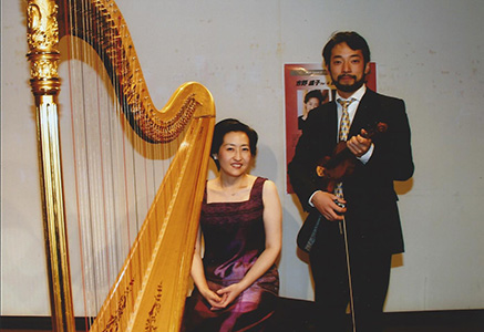 吉野直子（ハープ）＆白井圭（ヴァイオリン） デュオ