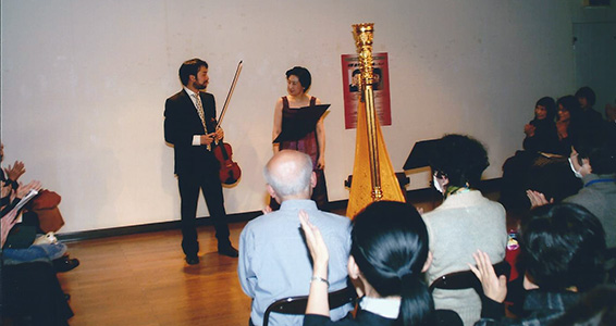 吉野直子（ハープ）＆白井圭（ヴァイオリン） デュオ