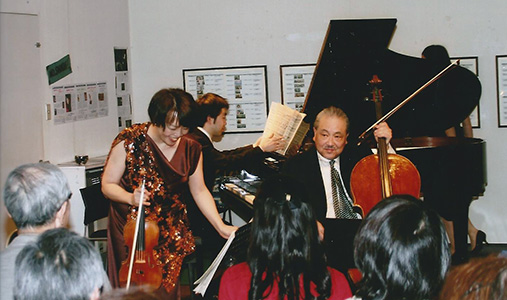 堀米ゆず子(Vn)／木越 洋(VC)＆津田裕也(P)トリオ