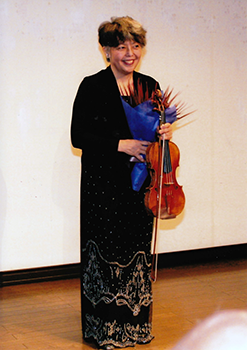 堀米ゆず子無伴奏ヴァイオリンリサイタル