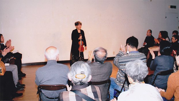 堀米ゆず子無伴奏ヴァイオリンリサイタル