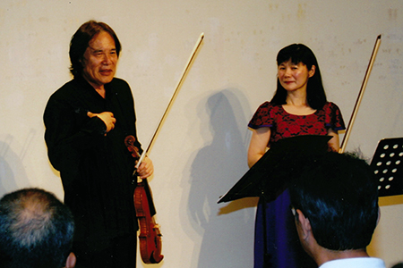 徳永二男（Vn)＆ 漆原朝子（Vn) デュオ